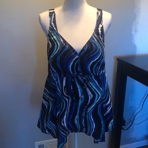 Avenue swim tankini top
